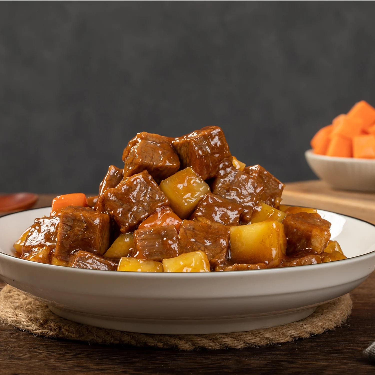 Ready-to-Eat Chinese Instant Beef Potato for Children Convenient Semi-Finished Frozen Food in Bag Packaging