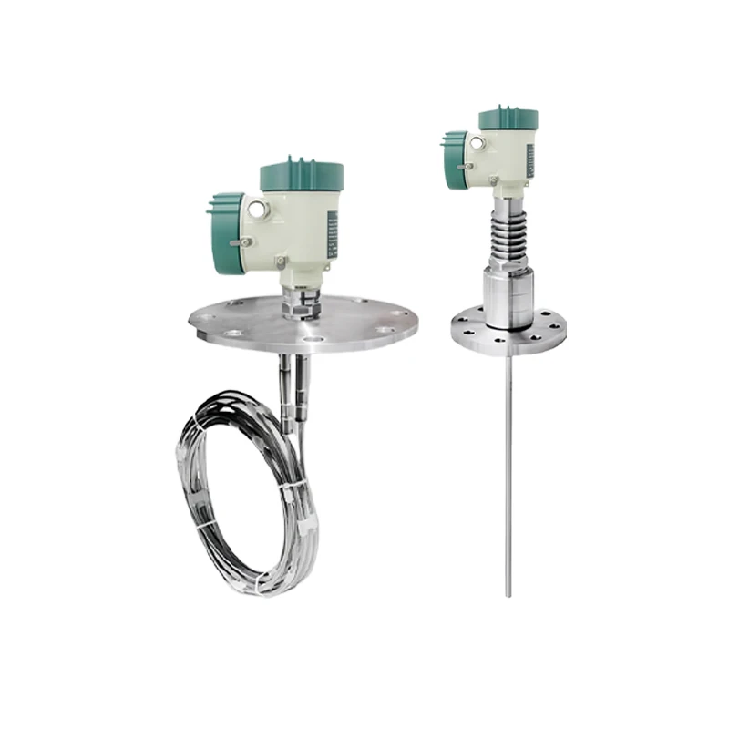 Contact rod or cable liquid guided wave radar level transmitter Horizontal tank radar level gauge instrument
