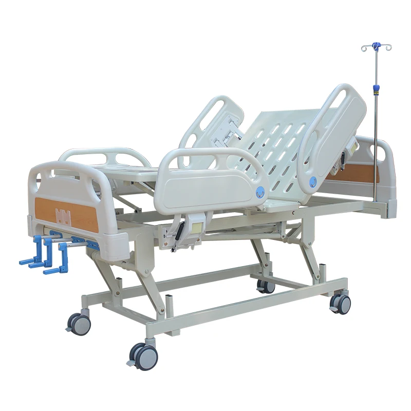 Cheap Price Patient ABS Side Rail 3 Cranks Hospital Bed  For Sale