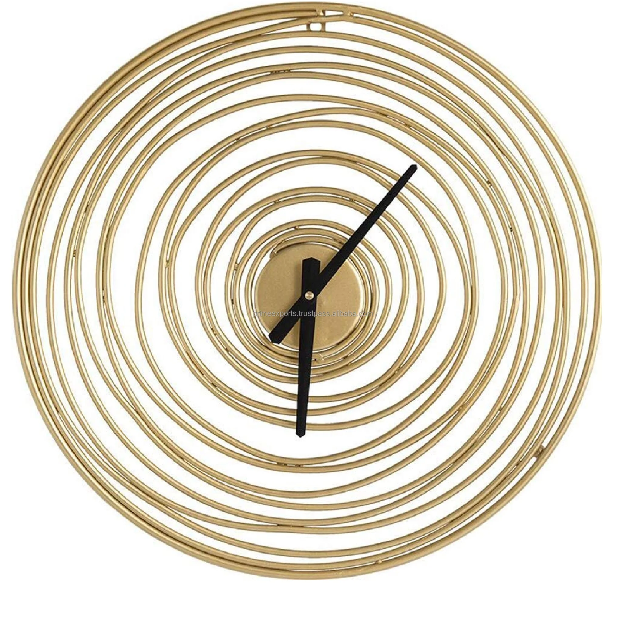 Modern Decorative Metal Wall Clock Exclusive Design And Style For Home Decor Interior Accurate Travel time and Long Service Life