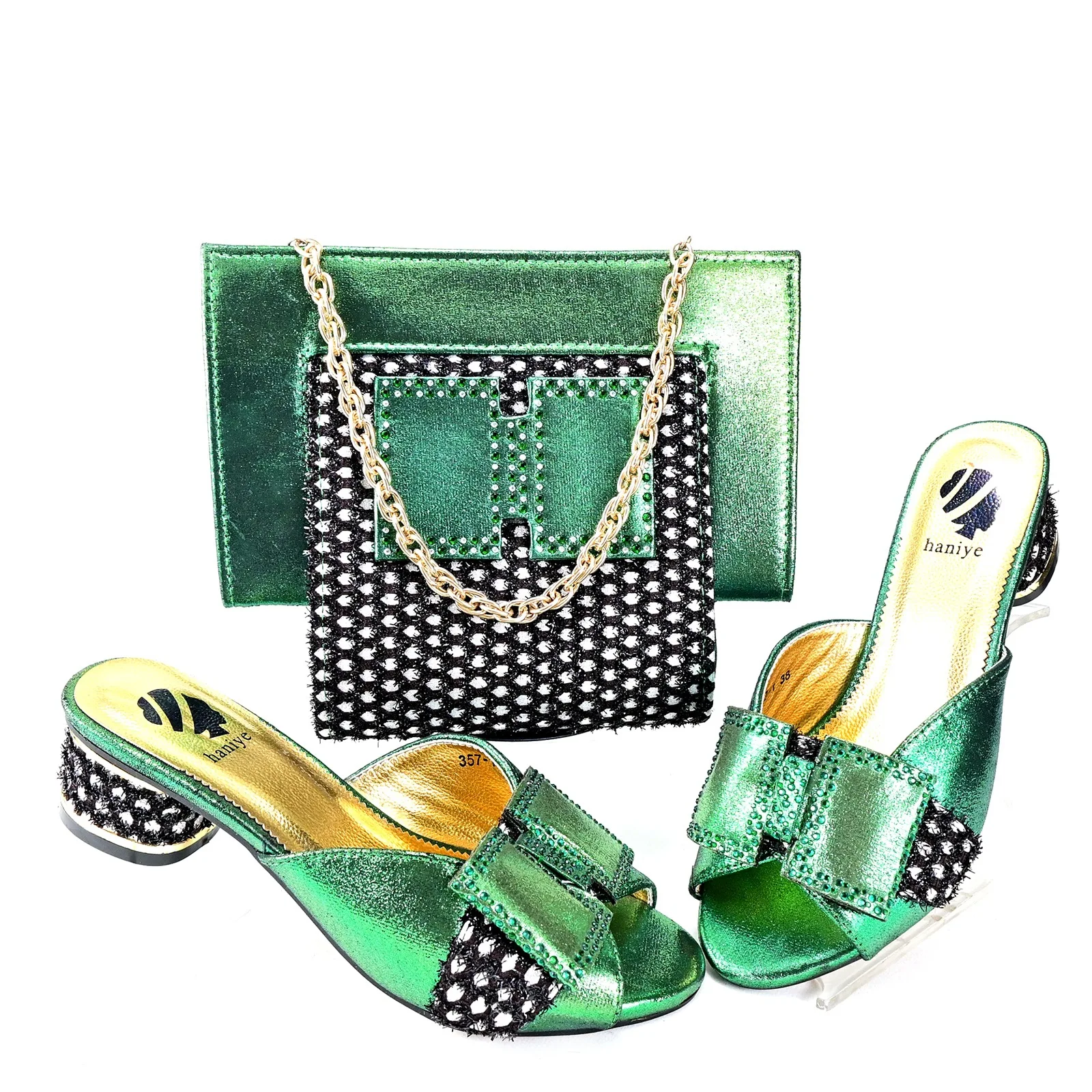 Fashion African Italian Style Nigerian Cheap Women Shoes And Matching Bag To Match Set Luxury For Ladies 2022