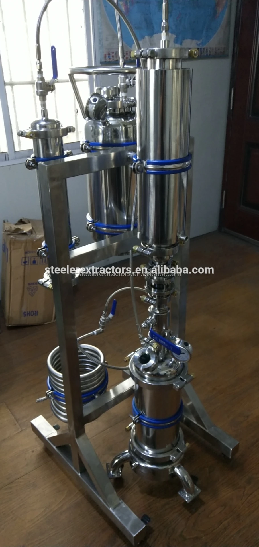 Stainless Steel 304 2LB Closed Loop Extractor for hydrocarbon extraction industry