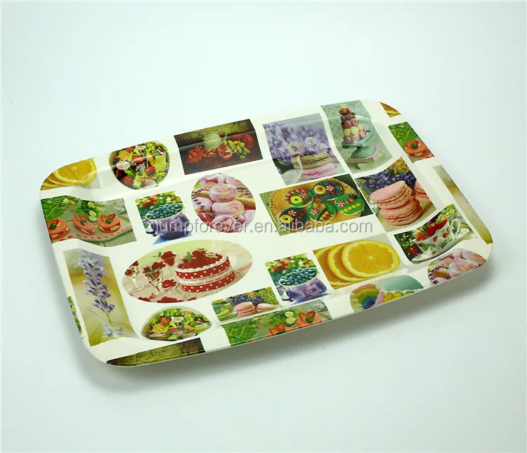 Rectangular printing  decor Tray christmas tray promotion trays