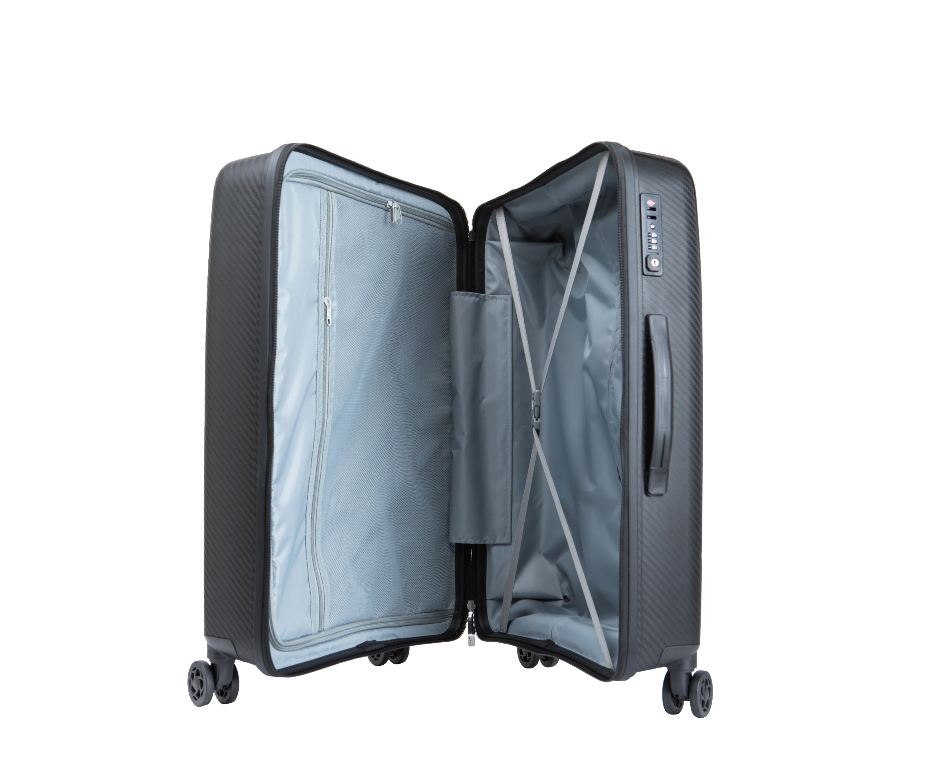 Light weight High Quality 100% Polypropylene Pp Trolley Case Travelling Bag Suitcase Set