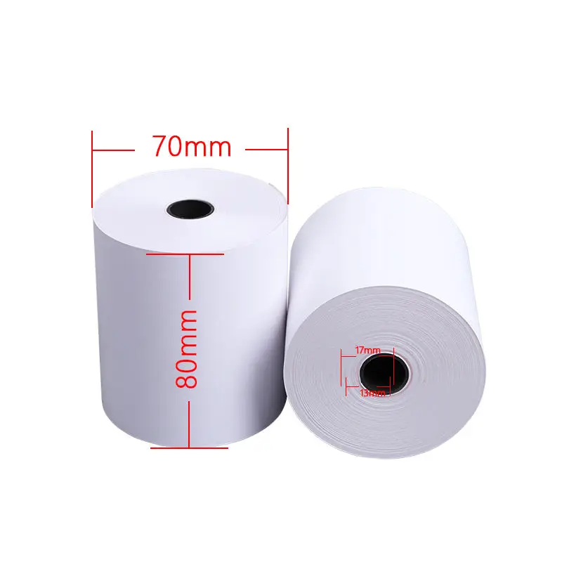 Factory Wholesale Custom Printing Cash register paper 50mm 57mm 80mm thermal pos paper rolls for supermarket