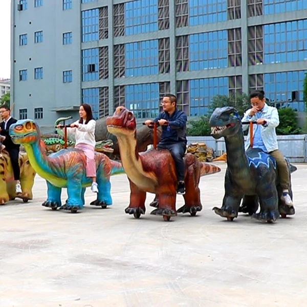 amusement machine coin operated outdoor kiddie rides amusement park rides theme park ride on dinosaur