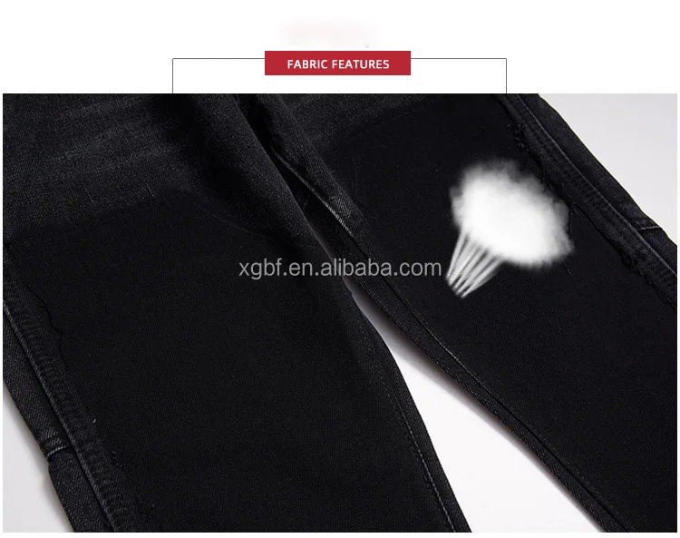 Bufa Mens Double Knee Carpenter Pants Work Denim Stone Washed Two Tone Custom Cargo Pant Jeans For Men Flare Jean