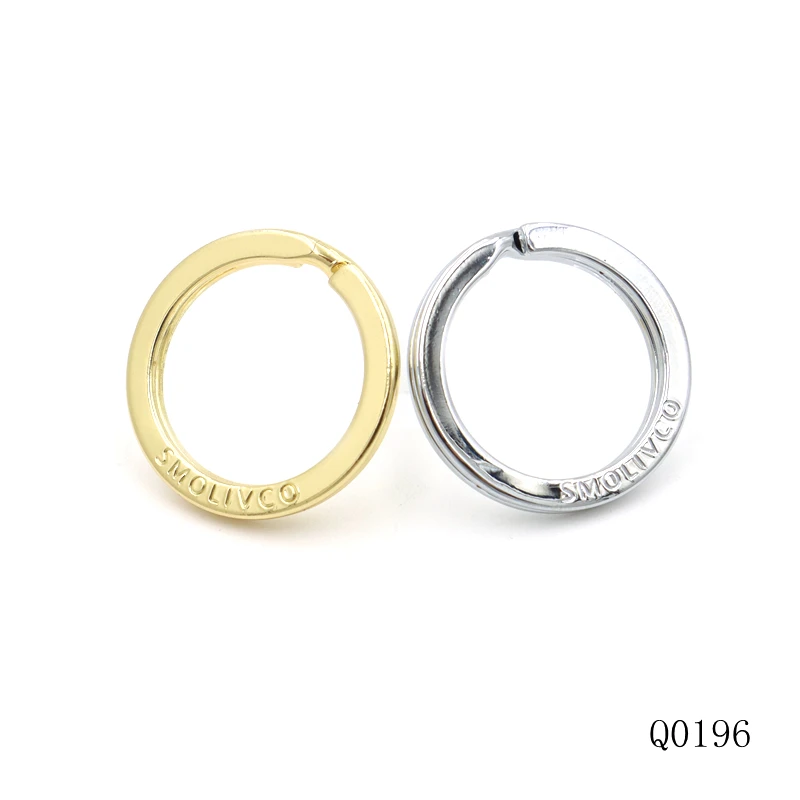 logo key ring hardware metal engraved wholesale engraved custom key rings with logo