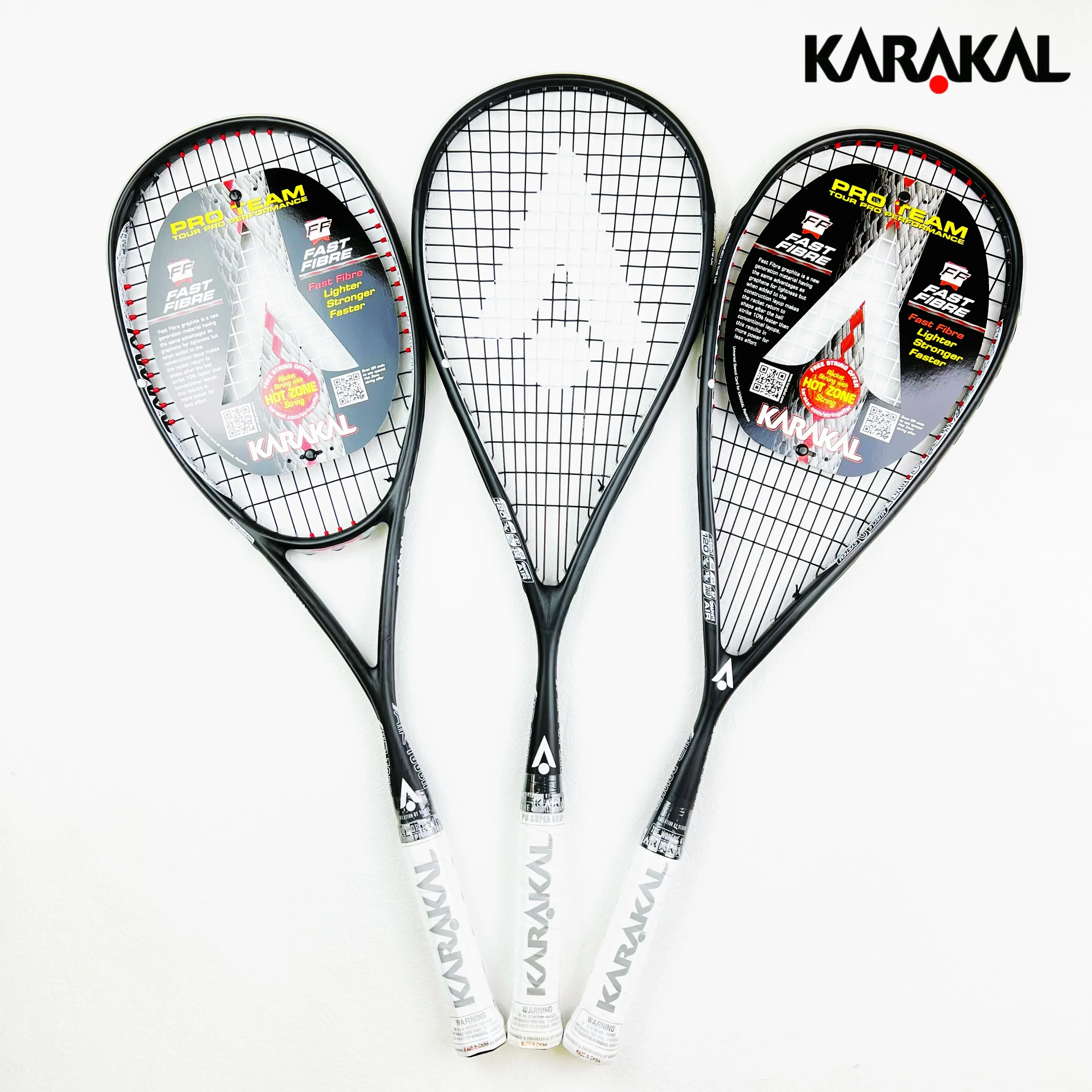 Graphite carbon squash racket