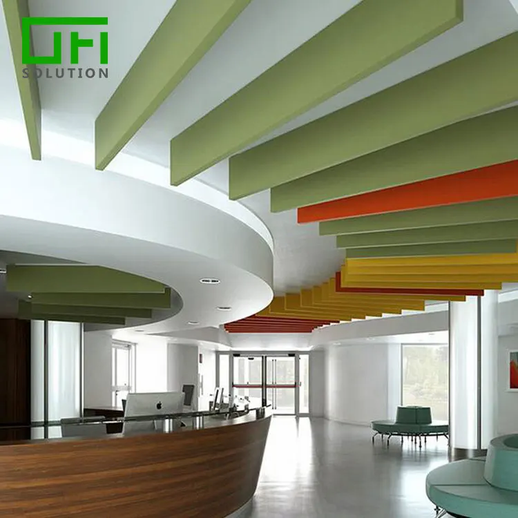 Eco-Friendly Acoustic Absorb Material PET Felt Polyester Fiber Acoustic Soundproofing Studio Acoustic Panels