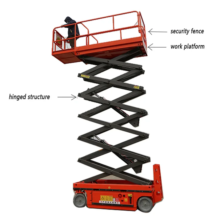 300KG 500KG 1500KG Self Propelled Scissor Lift Platform Telescopic Lifting Table
