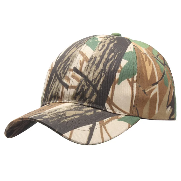 Factory Oem Fashion Customizable Camouflage Outdoor Sport Hats Multiple Styles Logo Choice Baseball Caps