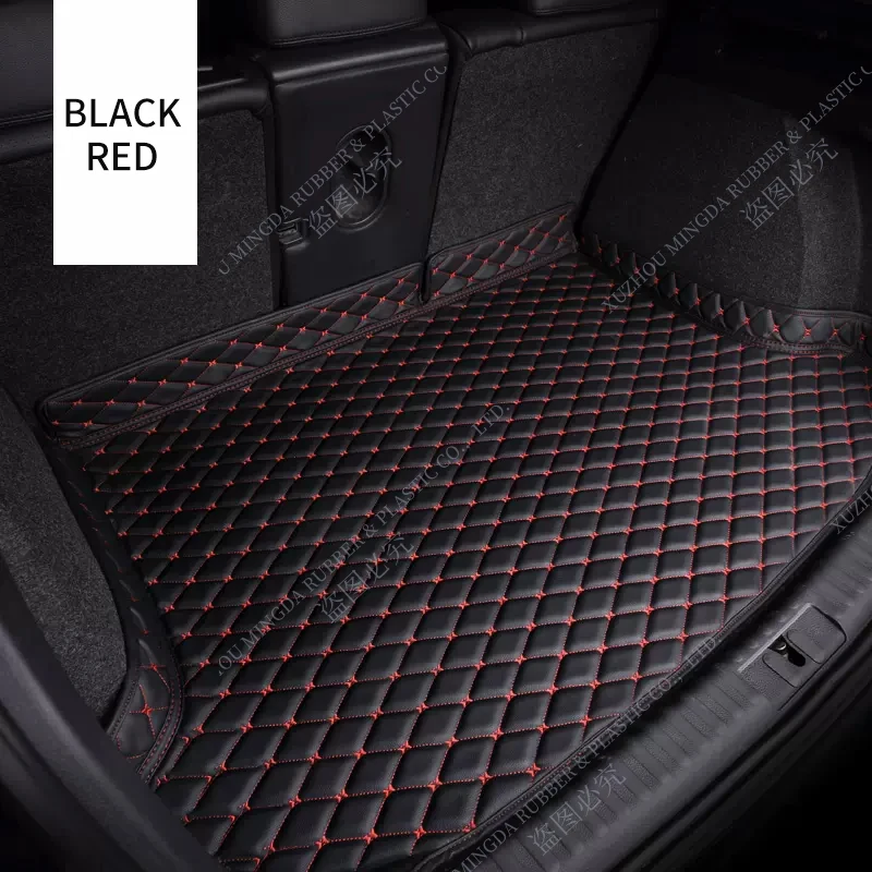 Wearing-Resistant PU Leather Car Trunk Mat For Audi A4 B8 2010 2011 2012 2013 2014 Cargo Liner Carpet Interior Accessories Cover