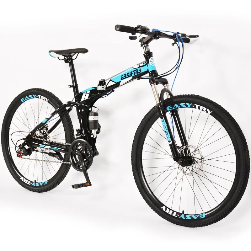 26 inch 21 speed good quality folding bike adults mountain bike suspension foldable bicycle