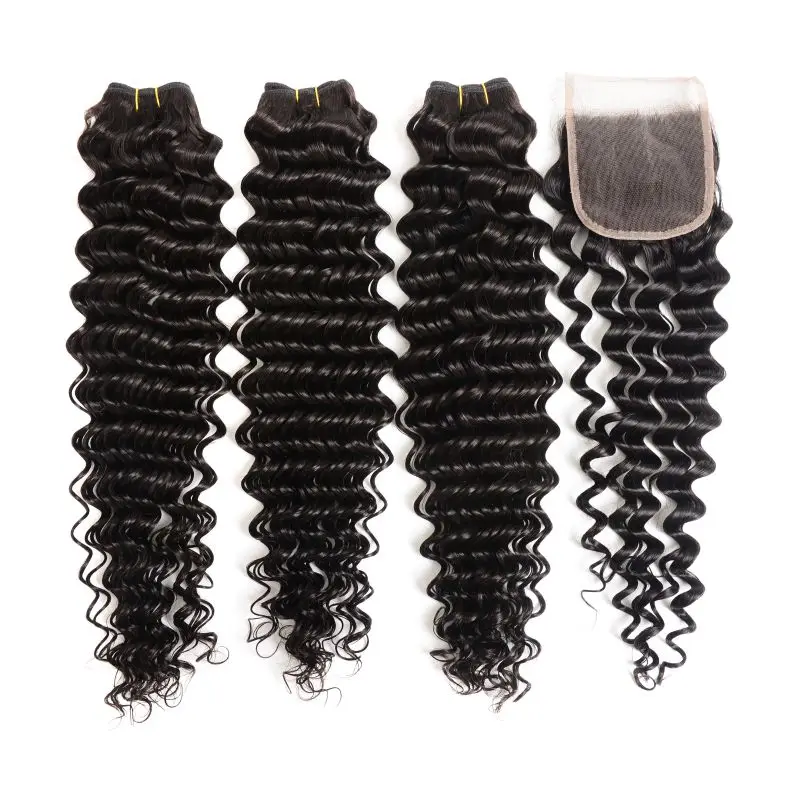 
Pineapple Wave Hair Bundles Human Hair Miami Supplier, Best Selling Deep Curly Online Shopping Peruvian from Peru Remy Hair 