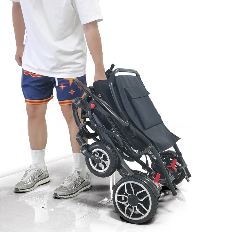 Trending Products 2024 Lightweight Carbon Fiber Foldable Electric Wheelchair Scooter for Easy Travel