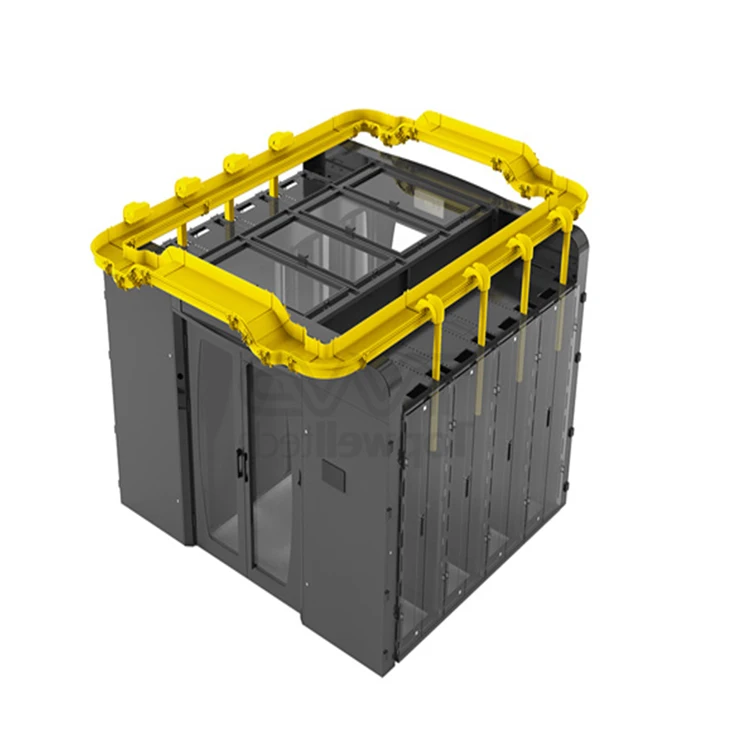 Cold Aisle Containment Solution For It Data Center Cooling System Server Cabinet Network Rack Hot / Cold Aisle Containment