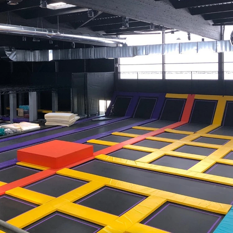 Free Jump Trampoline Manufacturer Indoor Trampoline Park Zone With Slam Dunk