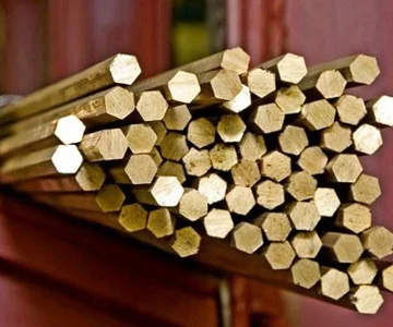 China Manufacturer Round Shape Brazing Hexagonal Brass Rod for Industry