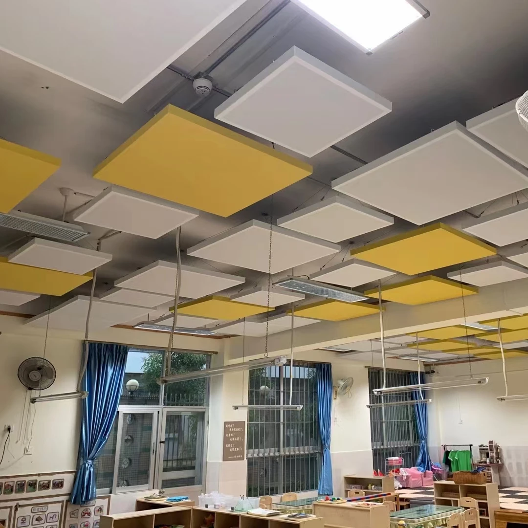 2ft x 4ft fabric suspended acoustic ceiling board 600x1200