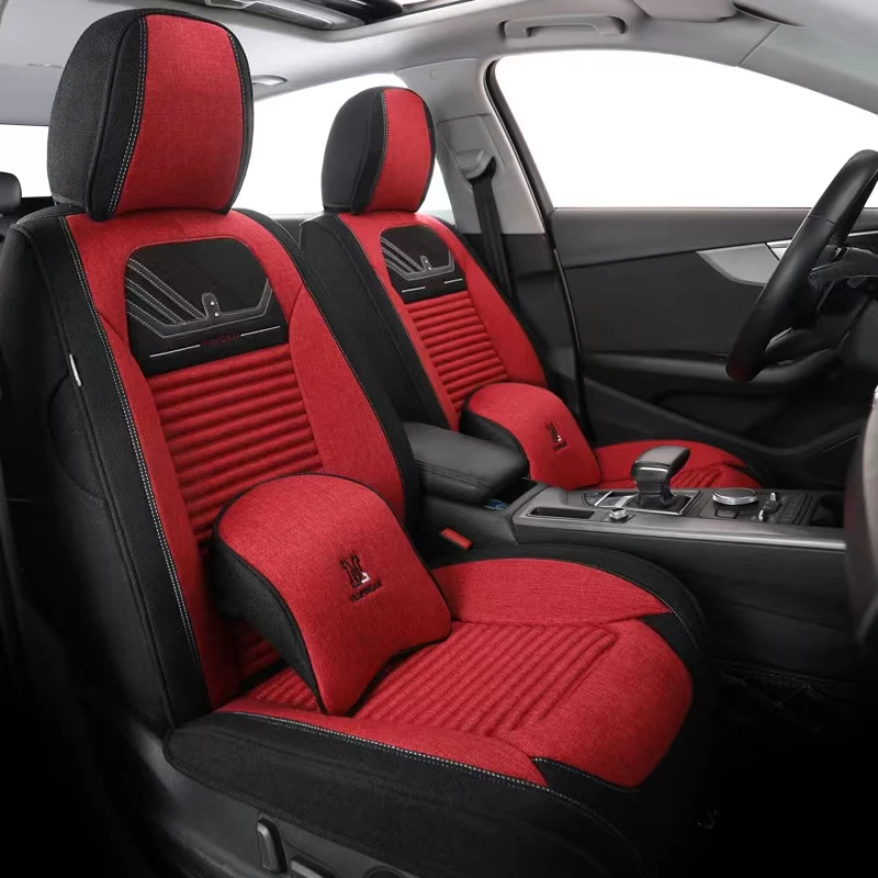 Wholesale universal seamless all inclusive leather easy to clean breathable car seat covers