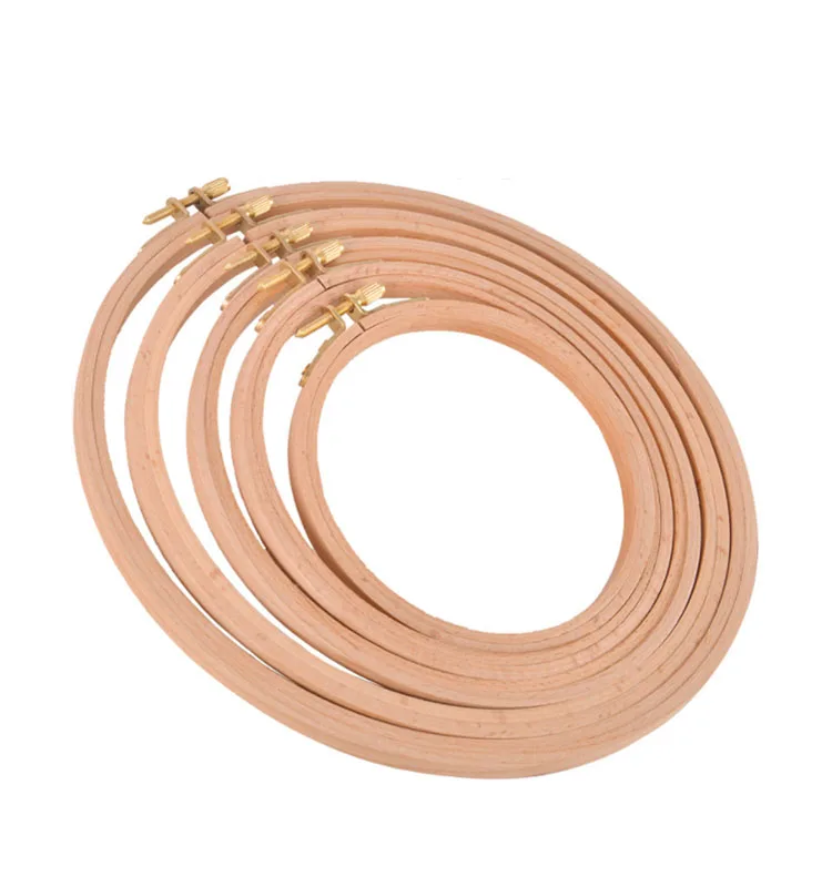 Кольцо для вышивки, круглое кольцо из Букового дерева, 3/4/5/6/7/8/9 дюймов