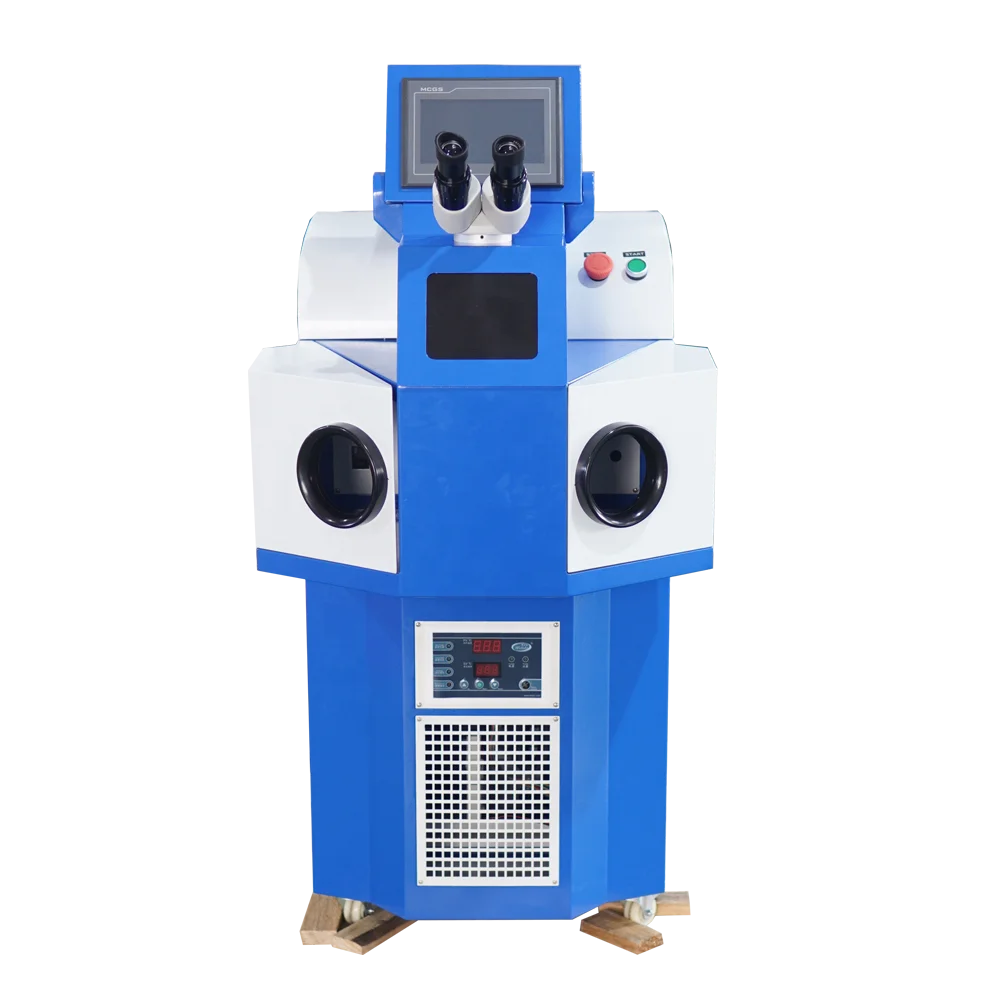KEYILASER 60W 100W 200W YAG Laser Jewelry Spot Welding Machine For Ring Bangle Bracelet Platinum With Water Chiller