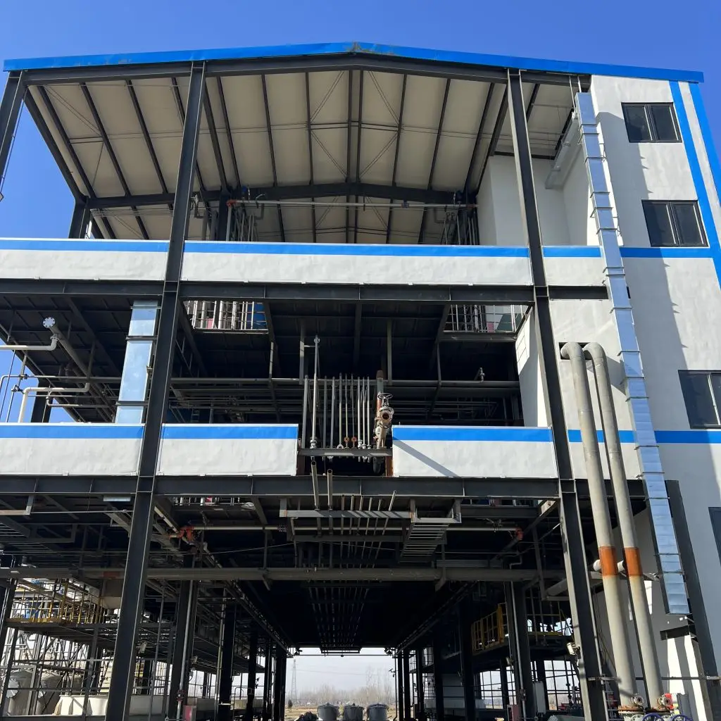 industry furniture storage warehouse industry steel portal frame warehouse PU sandwich panel warehouse