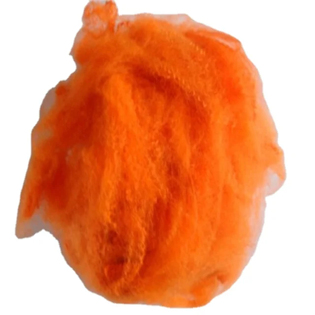 GRS certified good price dyed weaving using polyester fiber recycled PET fiber  3D51MM