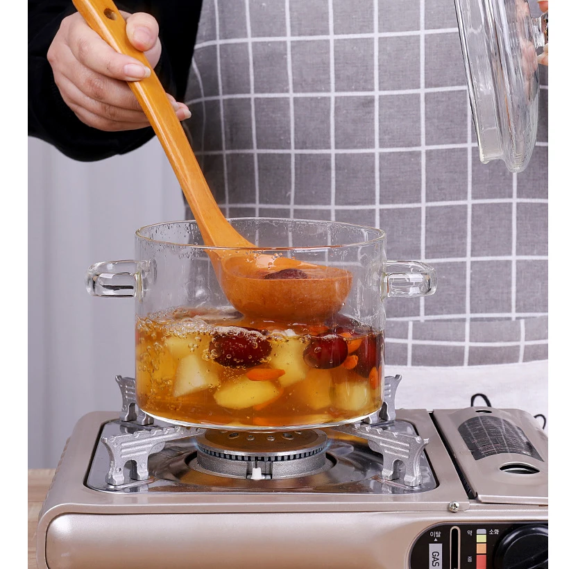 Хит продаж прозрачный кухонный горшок из