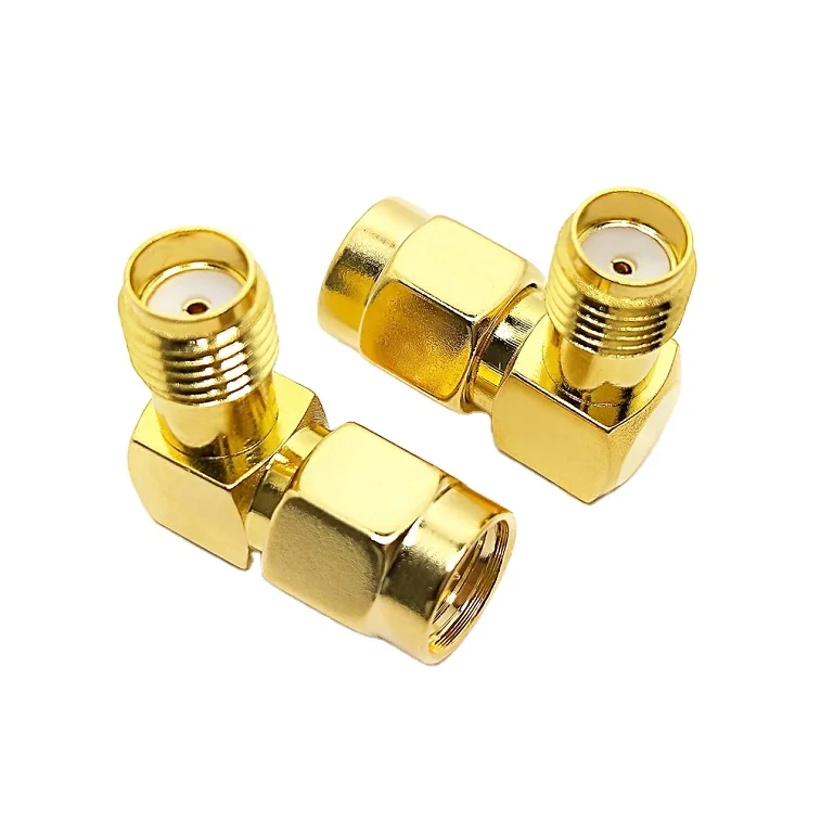 Elbow RF Converter SMA Type Male To Female Right Angle RF adapter Plug To Jack RF adaptor Connector