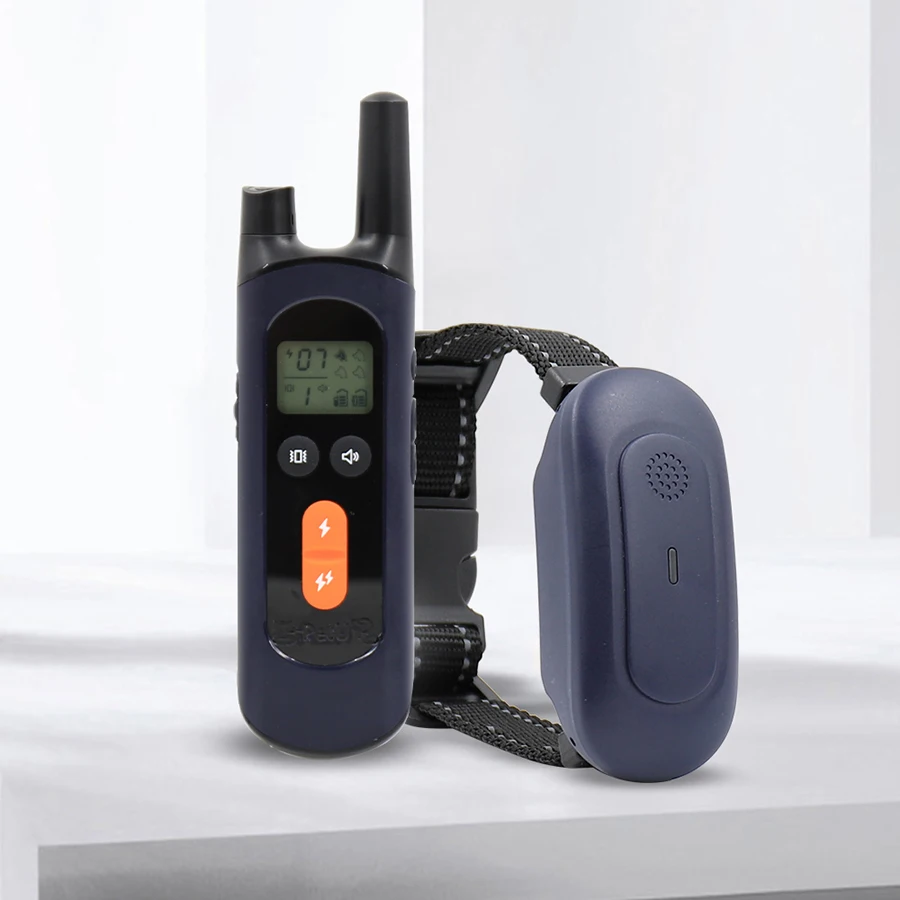 Лидер продаж на Amazon, ошейник для дрессировки собак, перезаряжаемый вибрационный ошейник для лая собак