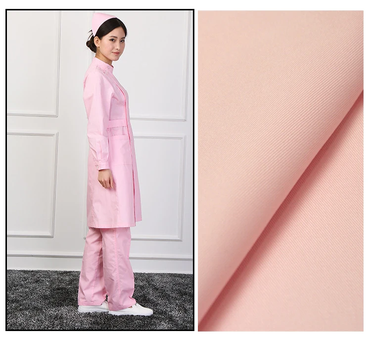 TC twill dyed uniform fabric used for school hospital nurse workers