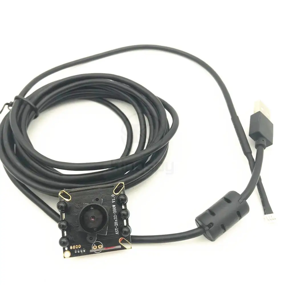 OEM manufacturer infrared ir full hd camera module cmos pcb board pinhole 3.7mm plug and play ATM UVC linux webcam usb camera