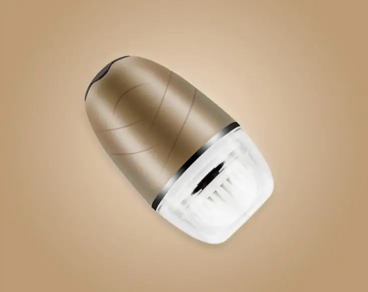 
USB Electric Sonic Face Brush 360 Degree Rotation Deep Pore Cleaner Waterproof Face Massage Rechargeable Facial Cleansing Brush 