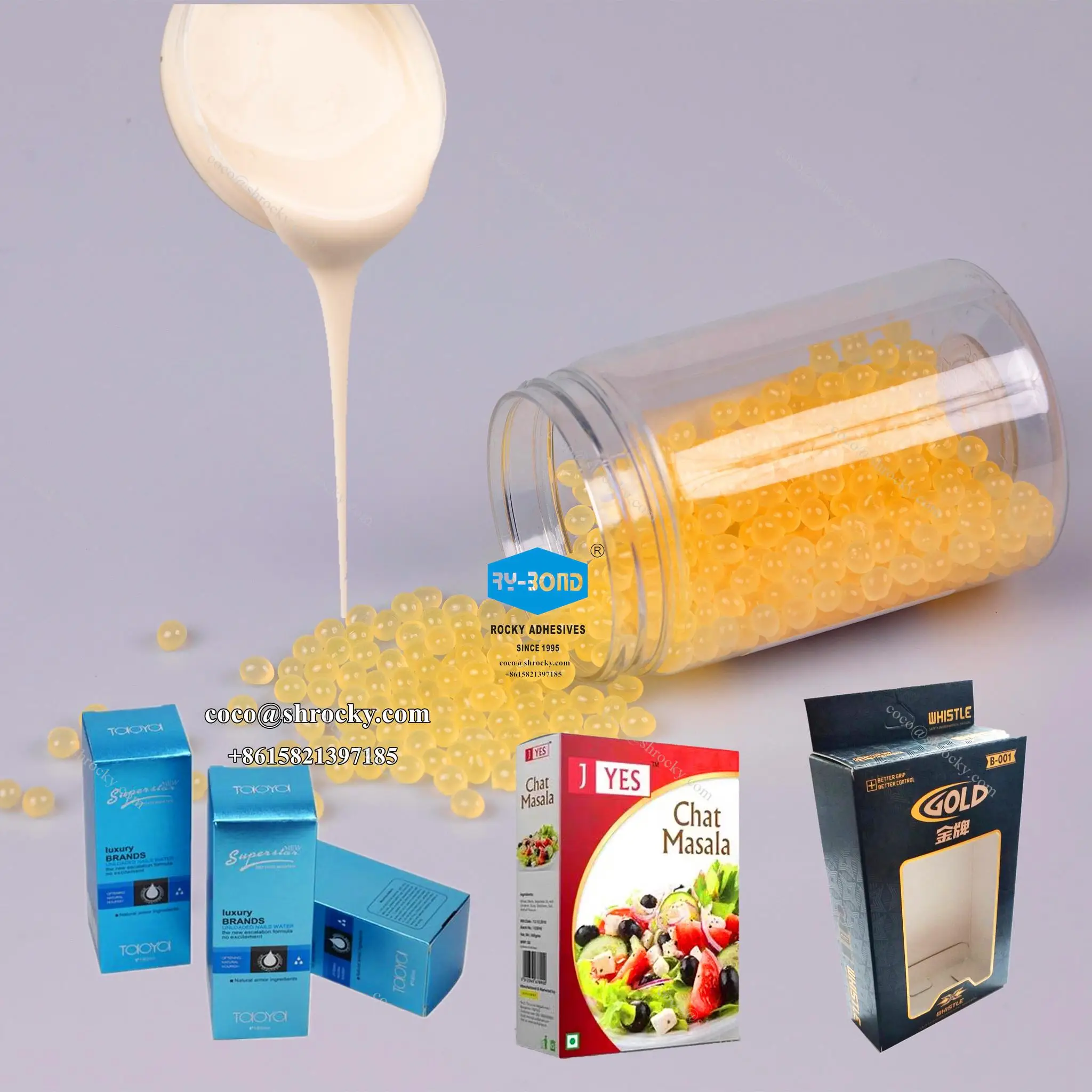 Хороший склеивающий пакет для покупок горячий клей картонной коробки холодный на водной основе