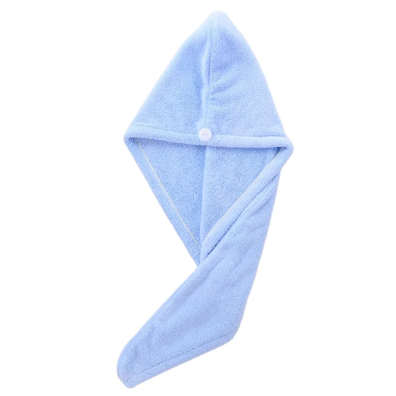 Twist Dry Shower Microfiber Hair Wrap Towel Drying Bath Spa Head Cap Hat Women