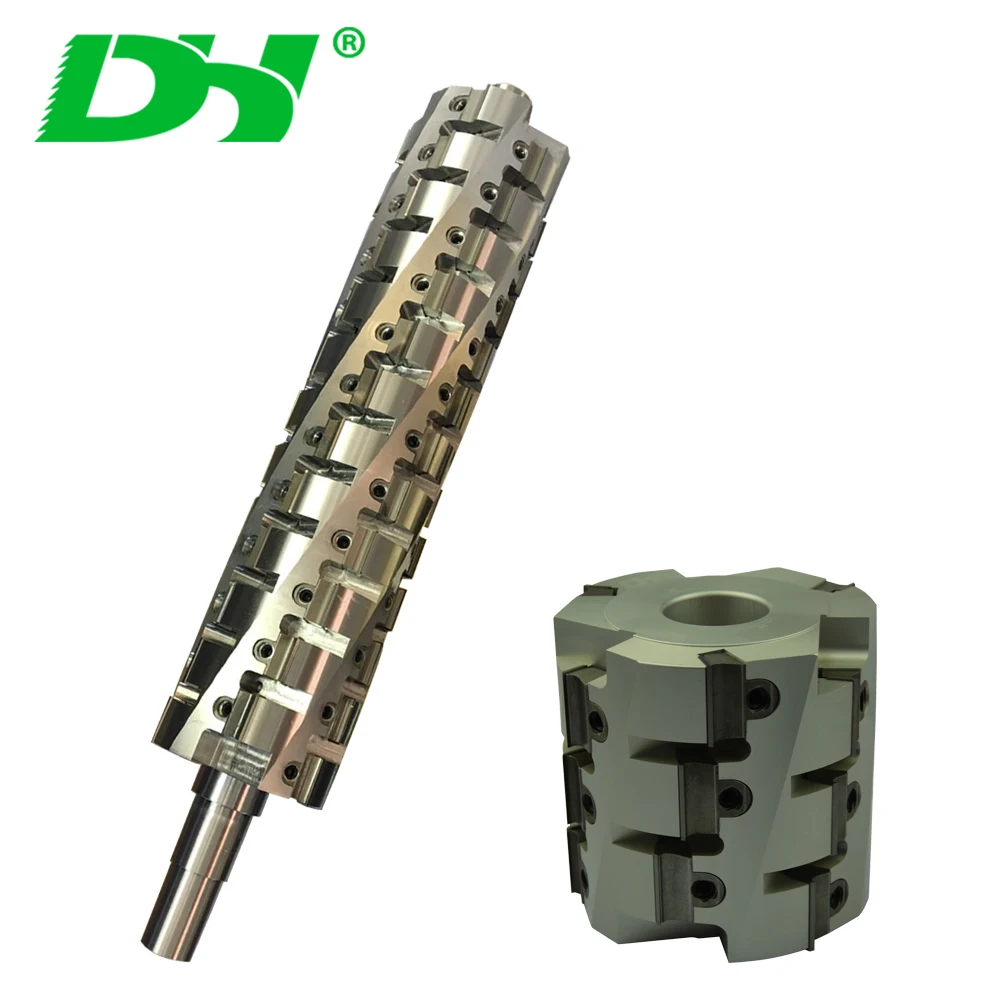 Helicoidal вал строгальный станок Винтовая фреза головка Hss строгальный станок лезвие режущая головка для деревянных строгальных станков