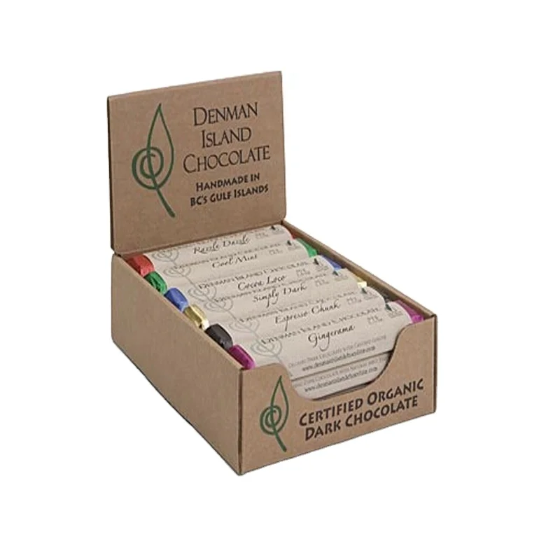 Manufacturer POP custom cardboard Coffee bean Counter displays with tear off line paper Snacks packaging boxes Display Box