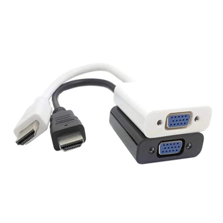 Адаптер-преобразователь HD в VGA, штекер HD на гнездо VGA 1080P без аудиоконвертера