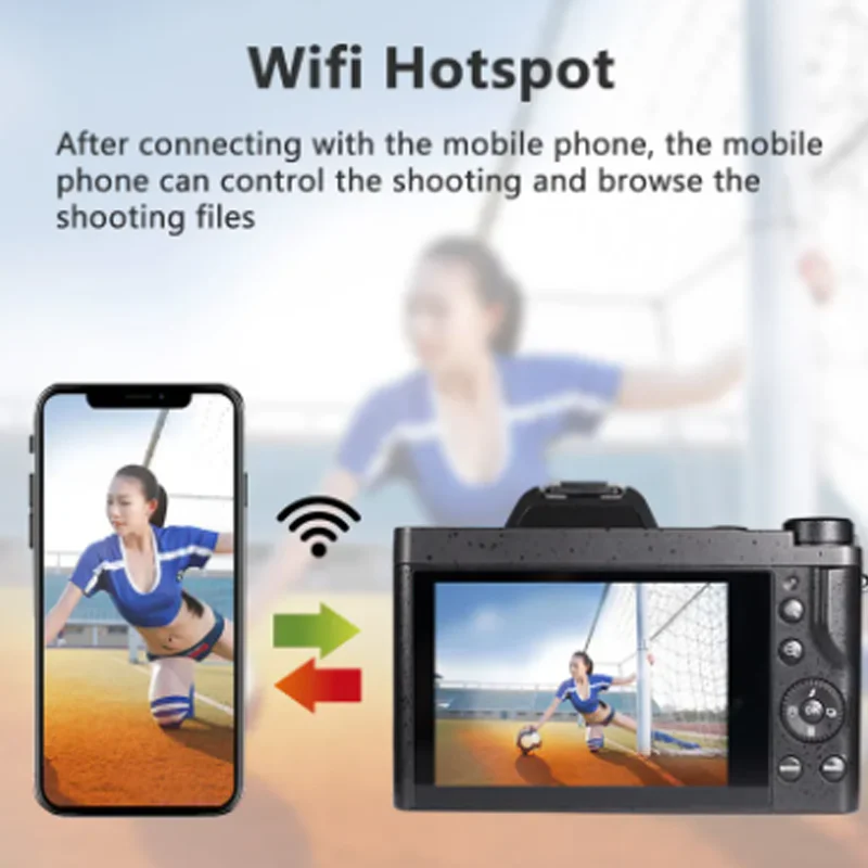4K Photography Hd 48M Outdoor DV HD 3.7 Inches Camcorder Auto Focus Digital Camera Home Travel  Cameras ll
