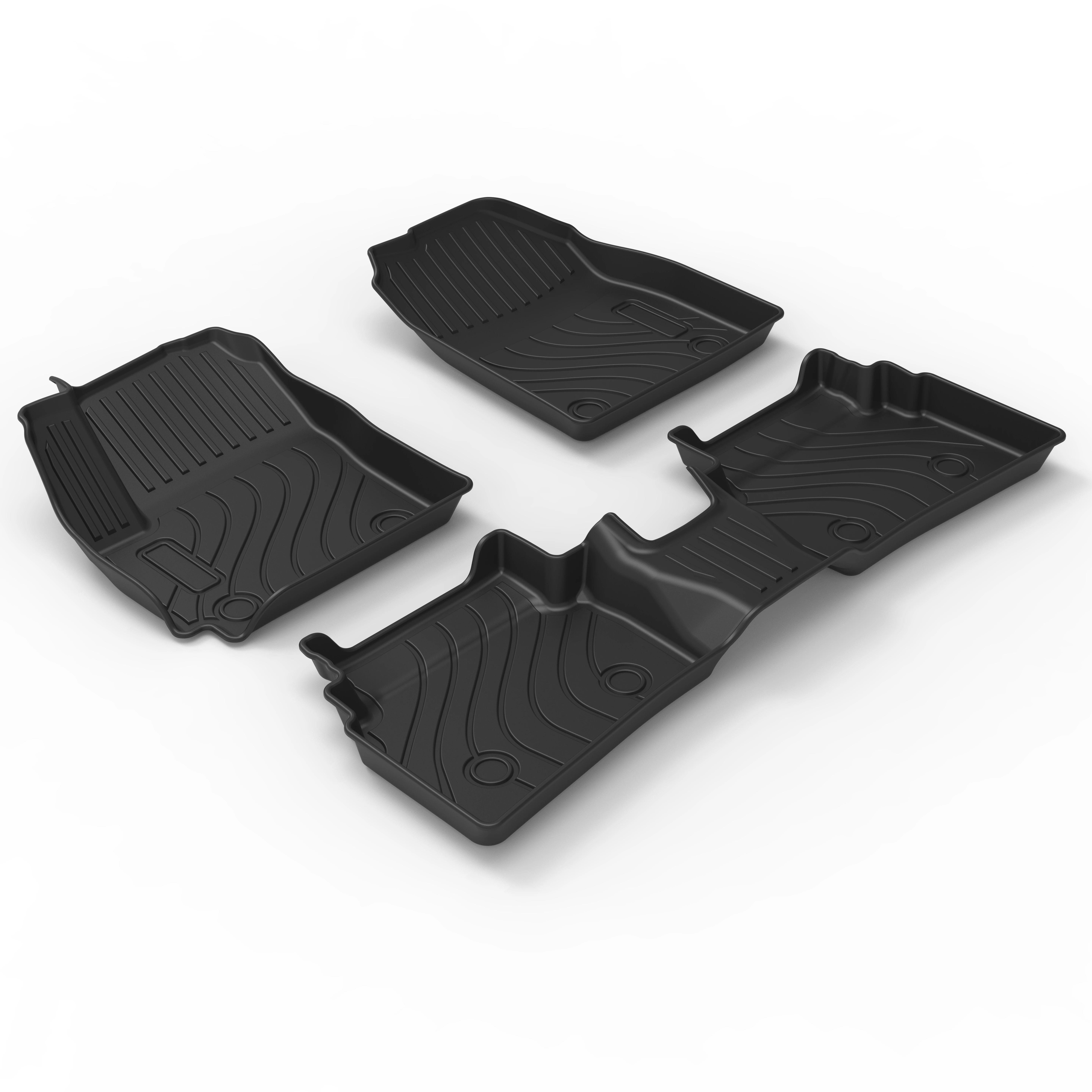 New Arrival High Quality 3D TPE Car Floor Mats Foot Pad Car Carpet For 2024 KIA Sonet SUV Auto Accessories