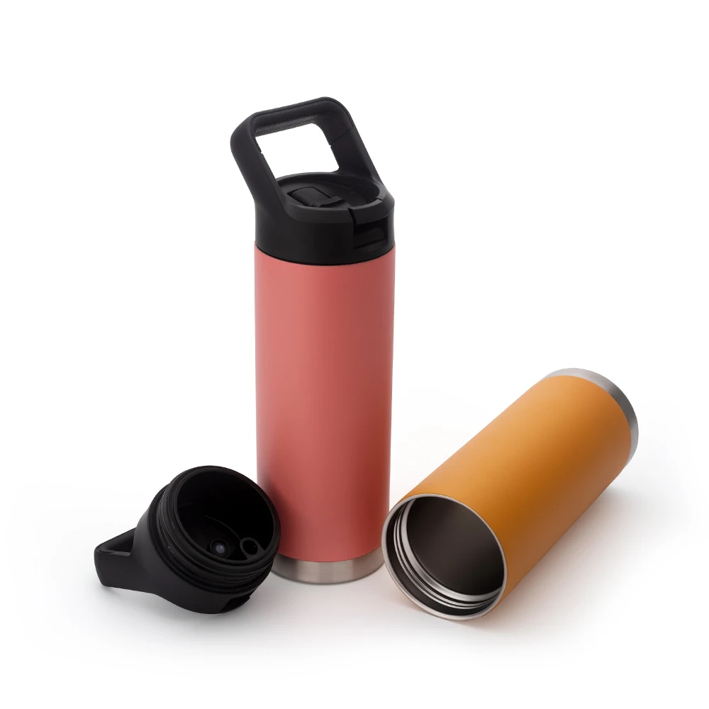 Custom logo 600ml stainless steel gym sports waterbottle in bulk