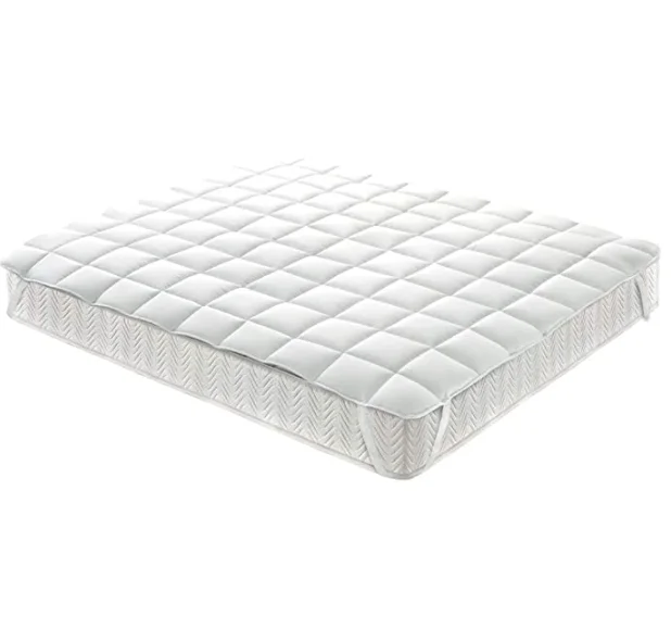 
hotel cotton fabric polyester cases quilt bed set mattress pad/topper 