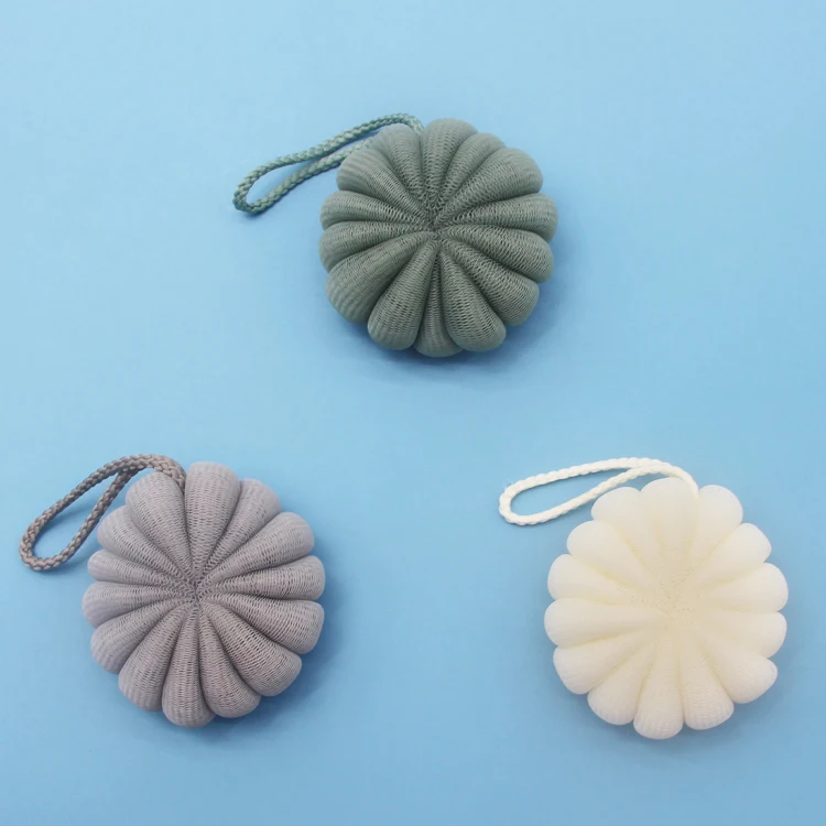 Soft Body Sponge Bubbles Skin Exfoliating Scrubber 50g Loofah Mesh Net Ball Cleaning Bath Shower Puff Sponge