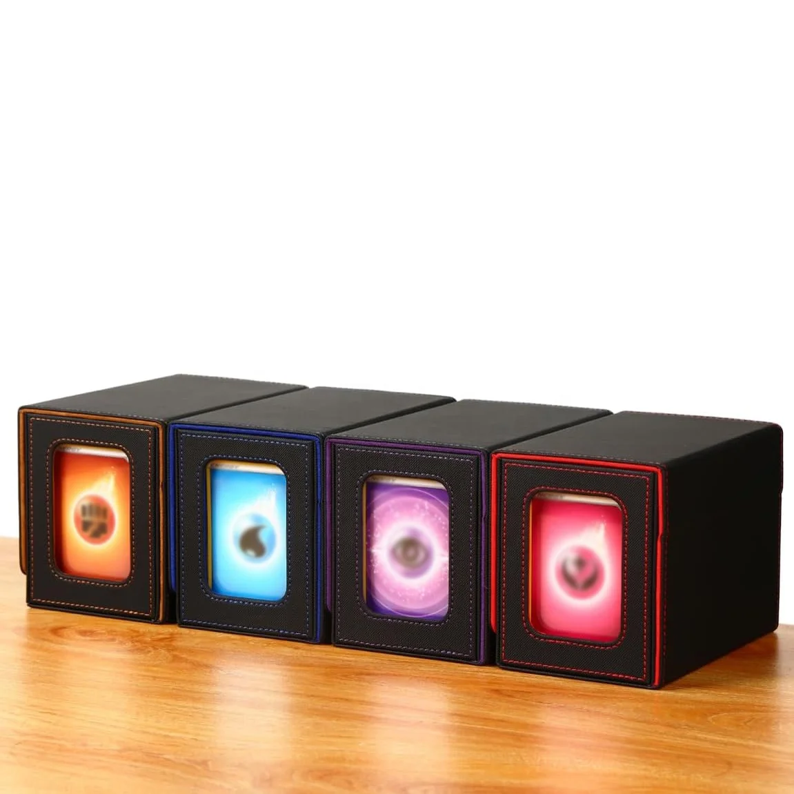 Card Deck Box Fits 200 Single Sleeved Cards Deck Box Boxes For Collectible Cards