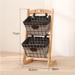 Children Brochure Holder Metal Display Rack Mini Corner Wooden School Kid Toy Book Shelf