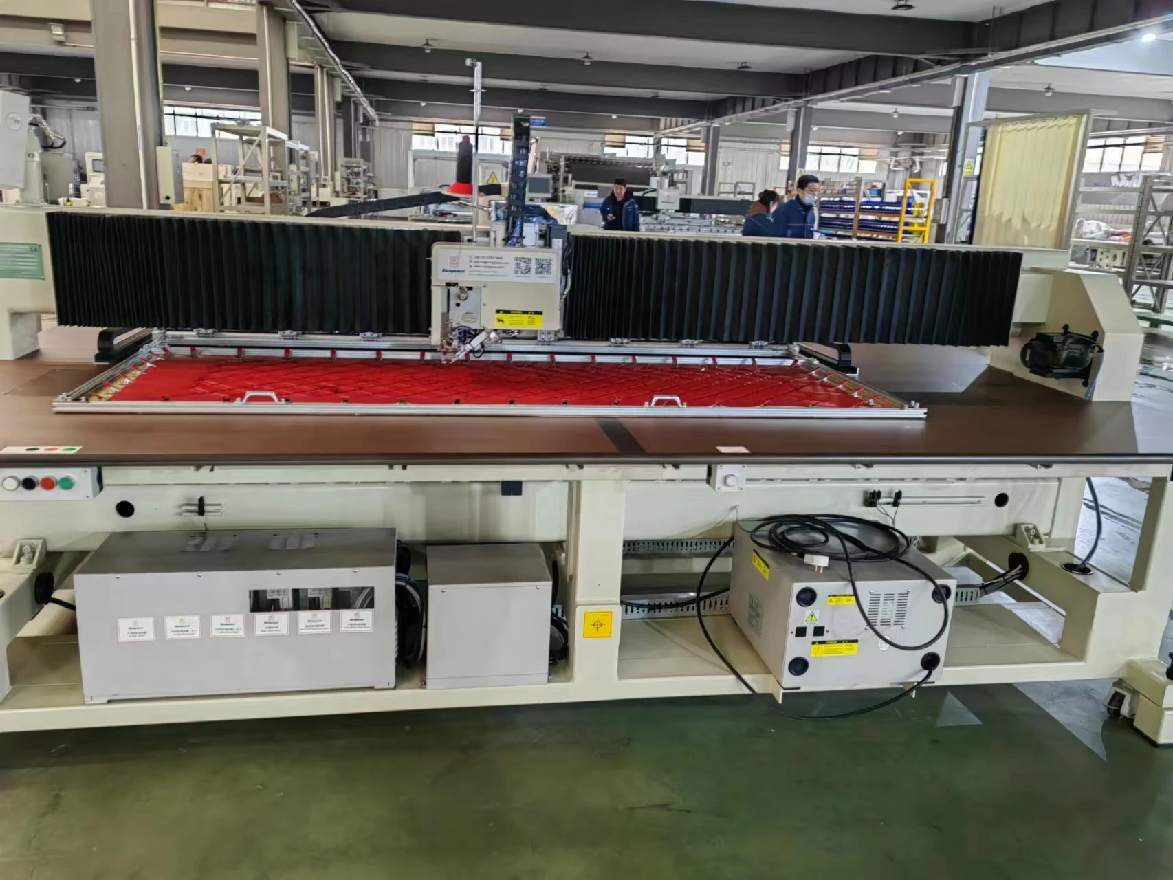 Richpeace Automatic Precision Pattern Sewing Machine for  Large Size  Light or Thick or Leather or Duty Material