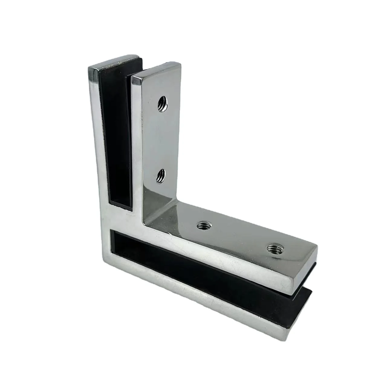Stainless Steel 90 Degree Swimming Pool Fence Stairs Square Glass Clamps Stainless Steel 304 316