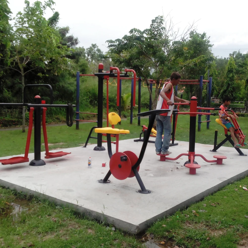 
Outdoor park sports fitness double parallel bars OL-JS006 